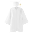 thumbnail image 4 of MKOSPLRT 2-Pack Kids' Graduation Dress 3-12 Years Shiny Full Zip Academic Robe and Cap Set with 2025 Tassel for School Ceremony Performance, 4 of 5
