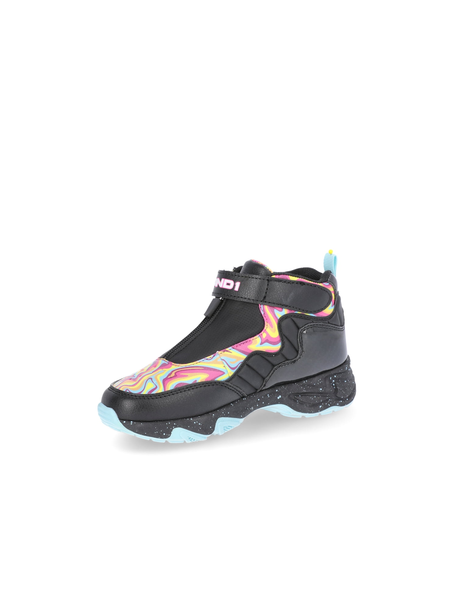 AND1 Kids Hi-Top Zip Basketball Sneakers - Supportive