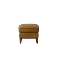 thumbnail image 4 of New Classic Furniture Caspar Leather Upholstered Ottoman in Caramel Brown, 4 of 5