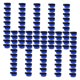 thumbnail image 1 of Lazos Para Caña De Pescar, Diseño De Gancho Y Bucle, Correas Para Caña, Banda De Fijación Para Poste, 100 Unidades Para Poste De Bádminton Incluido, 1 of 7