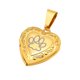 thumbnail image 1 of Lindo colgante de urna para mascotas, medallón de foto resistente al óxido, regalo con grabado impermeable Colgante de oro, 1 of 8