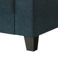 thumbnail image 5 of Castle Place Elegance Linen Upholstered Armchair, Blue, 5 of 7