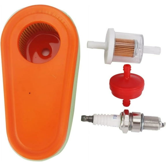 Air Filter Pre-Filter Spark Plug for 795066 796254 5419 Engines with Fuel Filter RC12YC