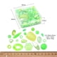 thumbnail image 4 of 1 caja surtida de sueltas acrílicas Macarena para hacer pulseras collares proyectos de bricolaje VERDE, 4 of 8