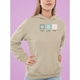 thumbnail image 2 of Thankful Grateful Blessed Daisy Hoodie Women -Image by Shutterstock, Female XX-Large, 2 of 4