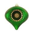 thumbnail image 7 of Northlight 8" Retro Reflector Shatterproof Onion Drop Christmas Ornament - Orange/Gold, 7 of 7