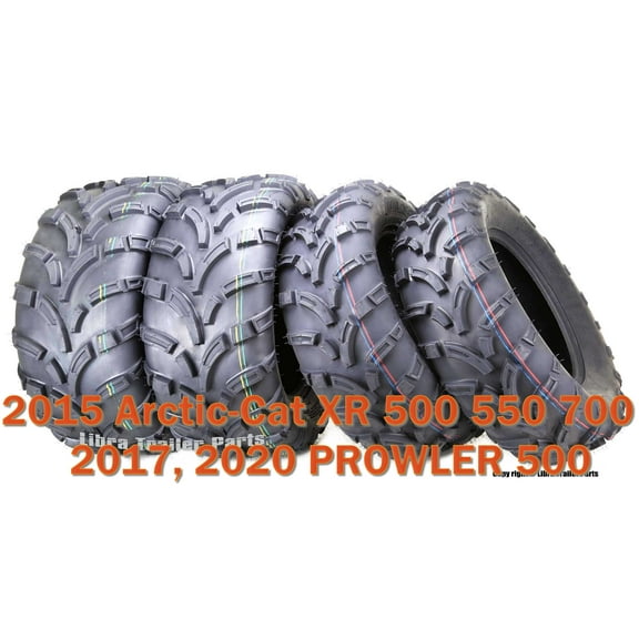 2015 Arctic-Cat XR 500 550 700/ 17,20 PROWLER 500 ATV Tire Set WANDA 25x8-12 25x10-12 lite Mud