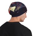 thumbnail image 5 of Easygdp Watercolor Bald Eagle Knit Beanie, Soft Beanie Hat, Daily Beanie in Fine Knit for Women Men Winter, 5 of 7