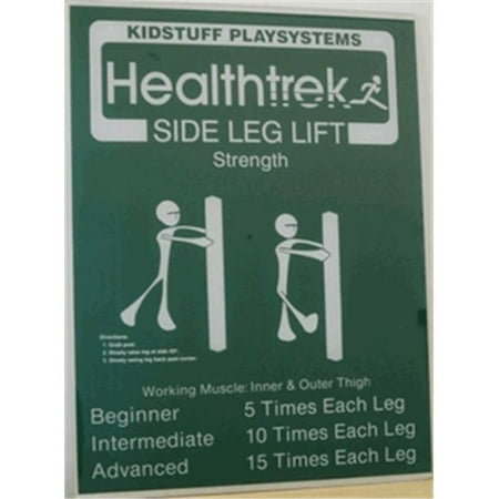 Kidstuff Playsystems HTK10 Side Leg Lift Post and Sign