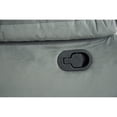 thumbnail image 4 of Newboti Furniture Contemporary Velvet Dark Gray Color 1pc Motion Recliner Chair Couch Manual Motion Plush Armrest Living Room Furniture Chair 05562, 4 of 7
