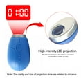 VOSS Projector Time LED Projection Light Keychain Flashlight Clock