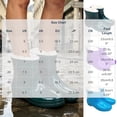 thumbnail image 3 of hopeusnice Women Ankle Rain Boots With Plush Lining Waterproof PVC Upper Non Sole For Cold Wet Weather And Outdoor Tasks Blue 36, 3 of 6