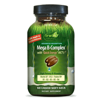 Irwin Naturals Advanced Absorption Mega B-Complex – 60 Liquid Soft-Gels