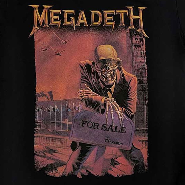 Megadeth Unisex T-Shirt: Peace Sells Album Cover (Back Print