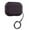 Purple, variant on ELEHOLD Case for Airpods 3nd Gen (2021),Compatible with MagSafe Premium Leather Shockproof Protective Case with Ring Buckle for Airpods 3nd Gen (2021),Black