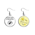 thumbnail image 1 of El chico del anillo. Pendiente Sol Flor Pendiente Joyas Moda Unbranded M, 1 of 3