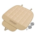 thumbnail image 1 of Ofertas Únicas 1 Pc 49.5x57cm Cojín Universal para Asiento de Automóvil - para Protección de Asiento de Conducción en Viajes en Coche Antideslizante - Cuero Sintético Suave Beige, 1 of 7