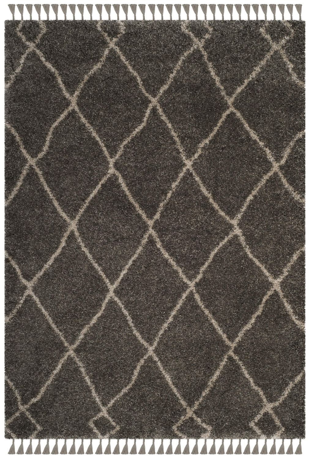 Safavieh Moroccan Fringe Lavern Tapis Géométrique Shag
