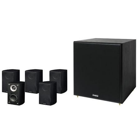 Pinnacle Speakers 4D33310 Home Theater Speaker System - 5.1 Channels, 1" Tweeter