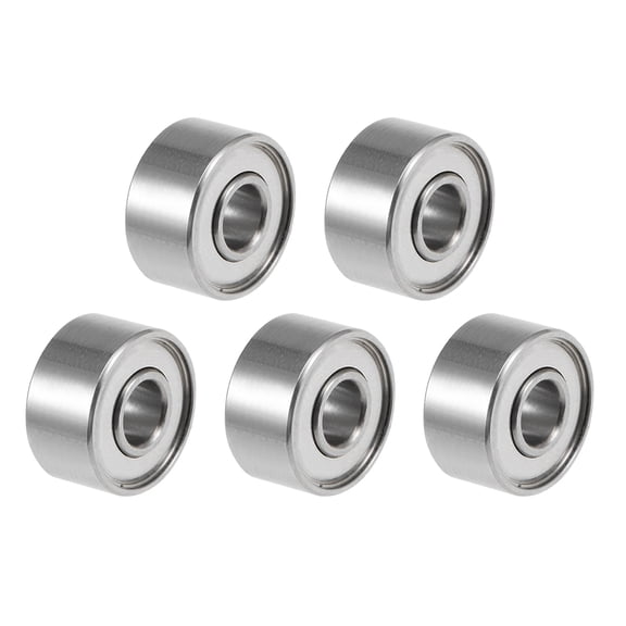 Unique Bargains 5pcs 693ZZ Deep Groove  Double Shielded Ball Bearings Z2 3mmx 8mmx4mm