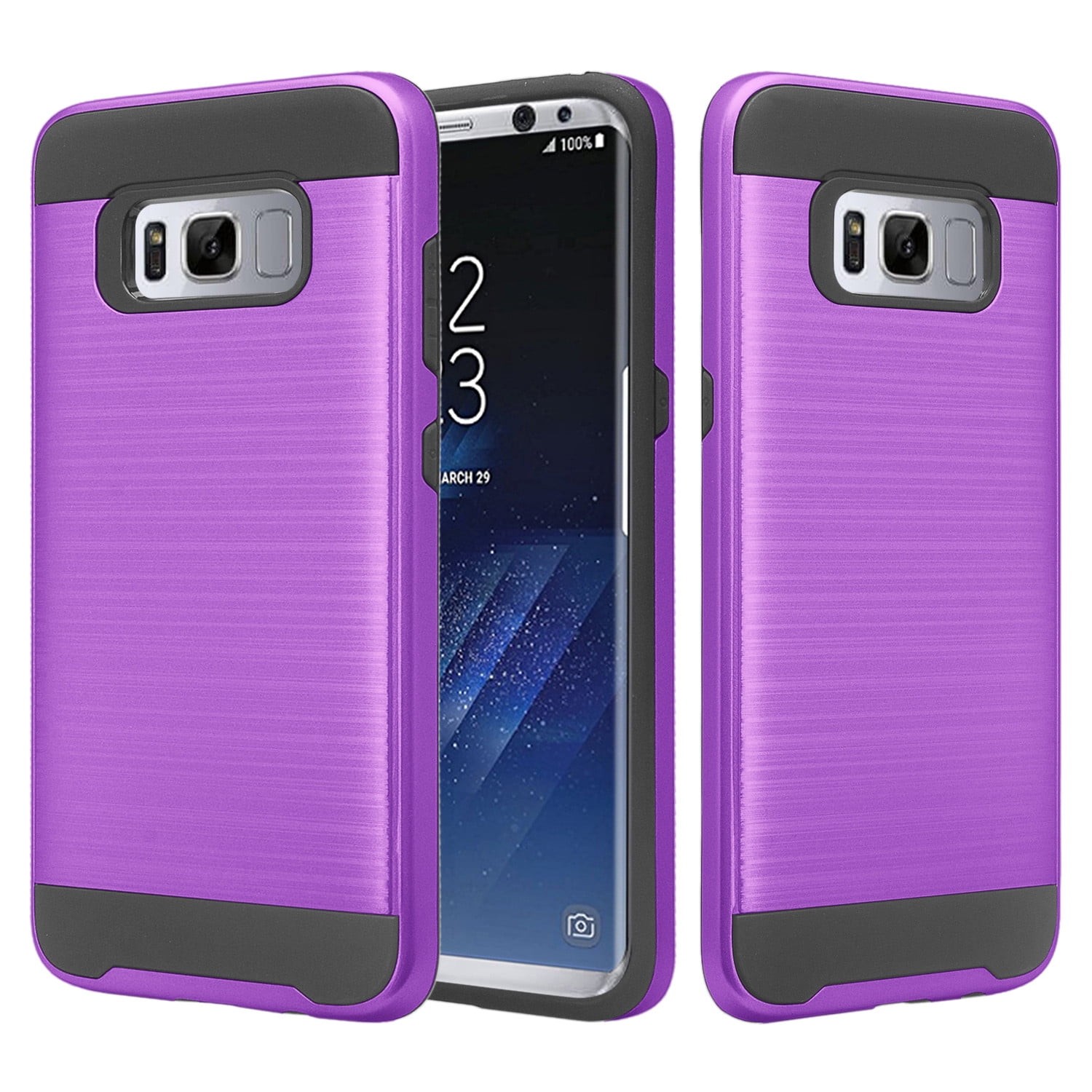 Samsung Galaxy S8 Plus Case, Slim Dual Layered[Shock Resistant] Hybrid