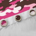 thumbnail image 4 of Manfei Girl Pink Camouflage Black Out Curtains,Rustic Farmhouse Cabin Curtains Pack of 2 (42x63 Each),Military Camo Bedroom Curtains For Boys Kids,Super Cozy Room Decor, 4 of 6