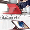 thumbnail image 2 of TECH CIRCLE Magnetic Stand Case for Samsung Galaxy Tab A8 10.5 Inch 2022 Release - Multiple Angles Shockproof Rugged Soft TPU Cover with Pencil Holder Card Slots Auto Sleep/Wake Smart Case,Red, 2 of 8