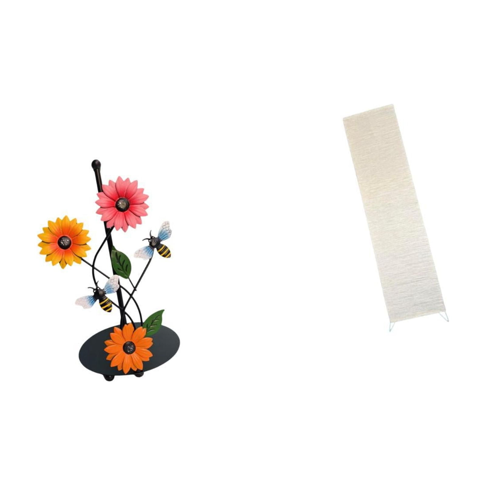 Fiocias Toilet Paper Holder Paper Towel Holder Countertop Floor Lamp Shade Minimalist Lampshade Iron Paper Material Suitable for Study Room Bedroom Living Roo