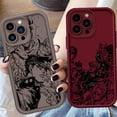 thumbnail image 2 of J JoJo Bizarre Adventure Cool Eye Ladder para Apple iPhone 15 14 13 12 11 XS XR X Pro Max Plus, funda de teléfono de TPU, 2 of 5