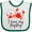 White and Green, variant on Inktastic I Love My Poppop Grandchild Boys or Girls Baby Bib