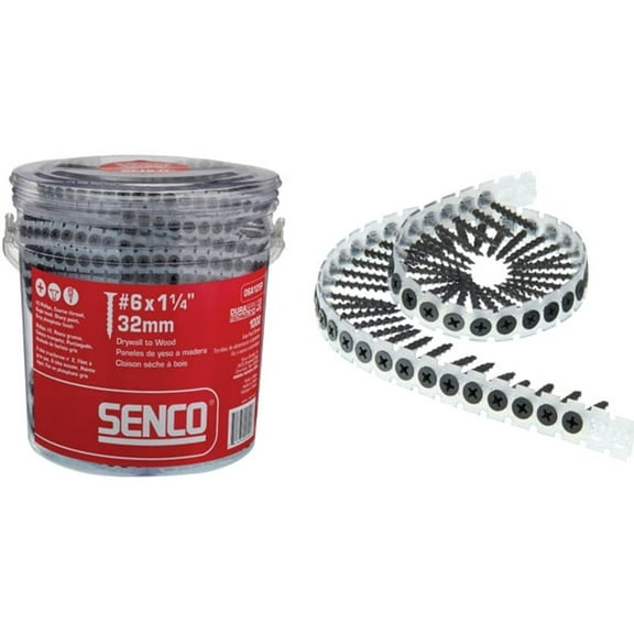 Senco Screw Collated No.6x1-1/4 "