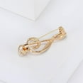 thumbnail image 5 of Fashion Music Note Brooch Lapel Pin For Women Men Elegant Musical Treble G Clef Corsage Brooches Scarf Jackets Dress Suit Shirt Bag Hat Simple Accessories Delicate Birthday Wedding Jewelry Gifts, 5 of 6