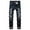 Black, variant on toraway Summer Men Casual Pants Stretch Mens Distressed Black Stretch Pants Oversized Light Colored Jeans XXL