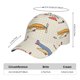 thumbnail image 2 of Fotbe Striped Vintage Planes Gorro Clásico de Béisbol, Gorra Ajustable con Broche Snapback, Gorro de Exterior de Algodón Suave, 2 of 6