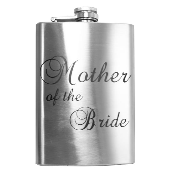 8oz Mother of the Bride Flask L1