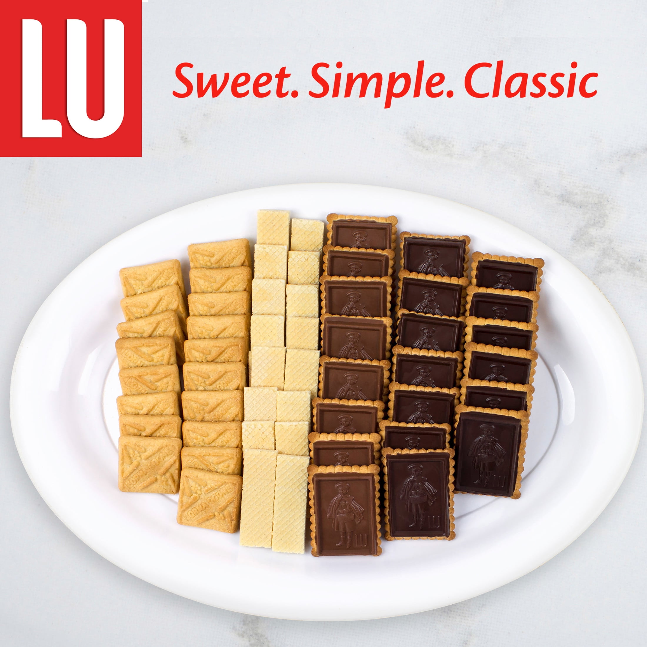 Lu Petit Ecolier European Dark Chocolate Biscuit Cookies, 45% Cocoa, 5.29 oz (2 Pack) offer from Winrock Store