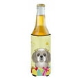 thumbnail image 2 of Carolines Treasures Gray Silver Shih Tzu Easter Egg Hunt Michelob Ultra beverage Insulator for slim cans Slim Can, 2 of 3