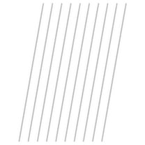 Uxcell 10-Pack 304 Stainless Steel Solid Round Rod, 1.5x200mm Metal Solid Shaft Rods for DIY Craft[0.06x7.87IN]