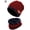 Red, variant on Luxtrada 2 PCS Kids Boys Girls Winter Hat and Scarf Set , Warm Snow Knit Beanie Slouchy Skull Cap and Circle Scarf (Black)
