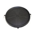 thumbnail image 1 of Tnarru Plaque de Cuisson BBQ Poêle de Gril BBQ Facile à Nettoyer Antiadhésive Poêle de Grillade Portable Plaque de Barbecue pour Camping Gril de Cuisinière BBQ Feu de Camp Ronde, 1 of 8