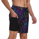 thumbnail image 2 of Balery Chemistry Science Bañador para hombre, shorts de playa de secado rápido con entrepierna y forro de compresión-Large, 2 of 6