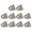 New silver ring, variant on WINDLAND Finger Protector 1/5/10pcs Antique Thimble Rings Handworking Sewing Thimble Needle Craft Household DIY Sewing Accessory