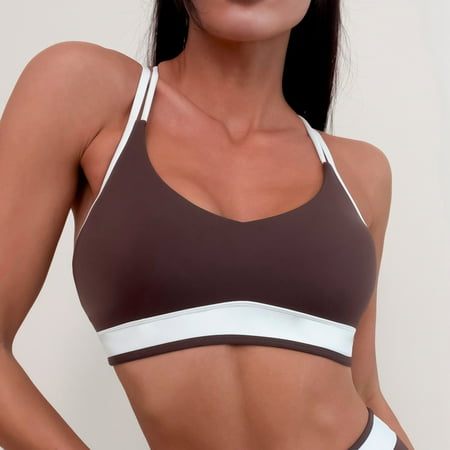 Female Square Neck Tank Top Women Crop Tank Top for Women Loose fit Plus Size Breathable Cool Liftup Air Bra 2025 New Sports Bra Large Size Air Bra Breathable and Comfortable Mesh Bra for Women M