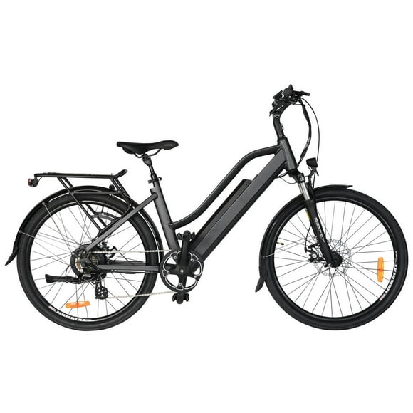 T4B Pulse Low Step City Bike - Bafang 350W Moteur Électrique Sans Balais, 8 Vitesses, Batterie Samsung Li-Ion 36V13Ah, Pneus 26” - Noir