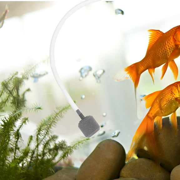 LEORX Portable Air Pump Aquarium Air Pump Sky-blue Plastic Silent Design 1Pack