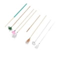 thumbnail image 3 of Kit de 7 plumas para limpieza de oídos con tapete de bambú, limpieza profunda, masaje relajante, eliminación de cerumen., 3 of 14