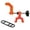 C*8x4x2cm, variant on Portable Bike Wheel Truing Stand 8x4cm Adjustable Rim Alignment Tool ABS Black