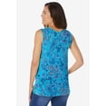 thumbnail image 2 of Woman Within Plus Size Perfect Printed Scoopneck Tank, 2 of 6