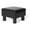 Black 1, variant on Exlonjet Small Footstool Geometric Art – Cuboid & Cylinder, 17.5x17.5x9 Ottoman Footrest, 16x16x9, Wheat