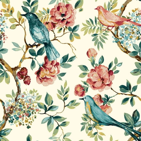 UPC: 0810056074685 | Better Homes & Gardens Bird Floral Color Multi 8 Yards by the Bolt 100% Cotton 54  Width Fabric